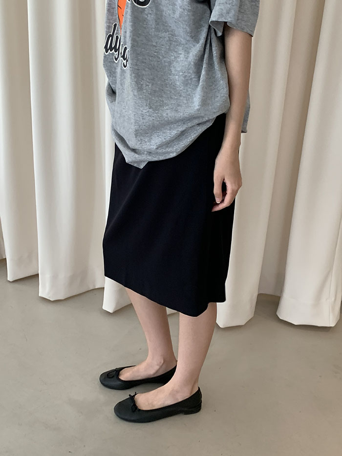 00's "Giorgio Armani" Black Skirt 복제 복제
