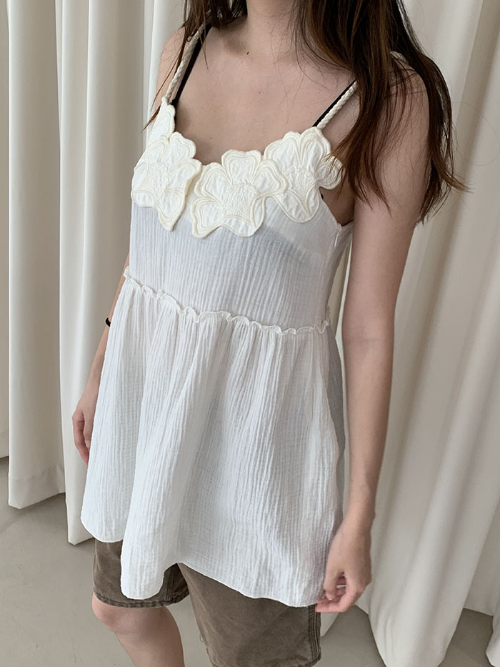 90's "Chloe" Cotton Top 복제