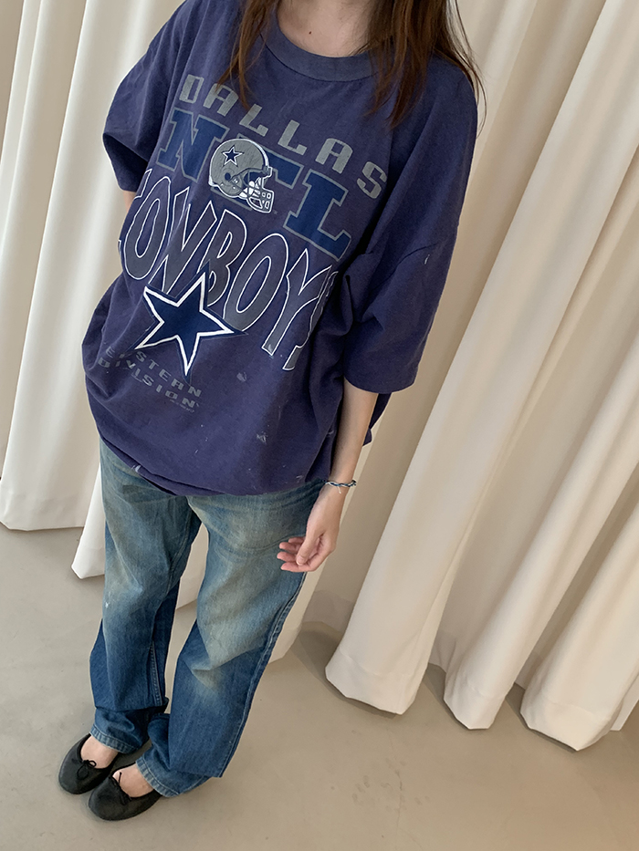 90's "Dallas Cowboys" USA 50/50 T-shirt