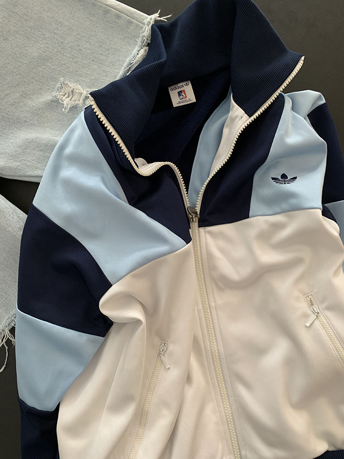 80's France Adidas Hoodie Track Top by W.Germany (rare piece) 복제 복제