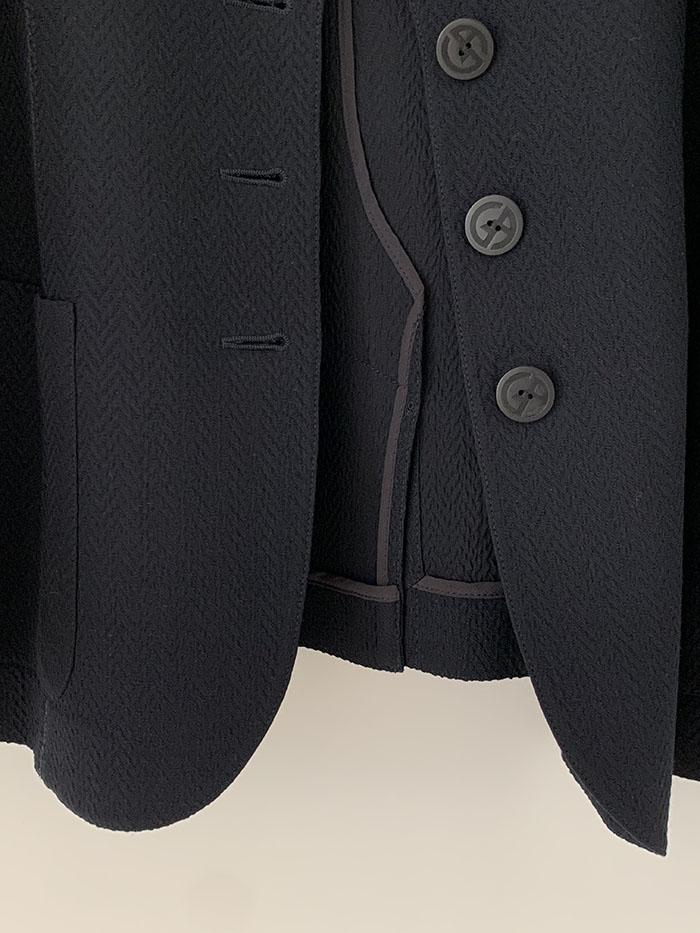 00's "Giorgio Armani" Three buttons Linen Jacket 복제