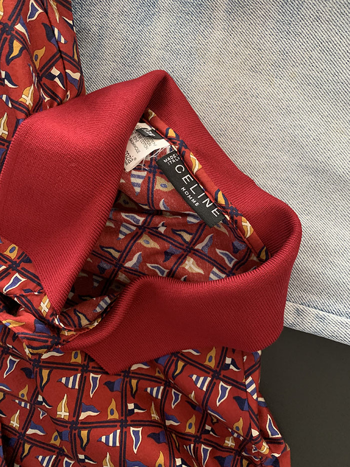 (Deadstock) 00's Celine silk Shirt 복제