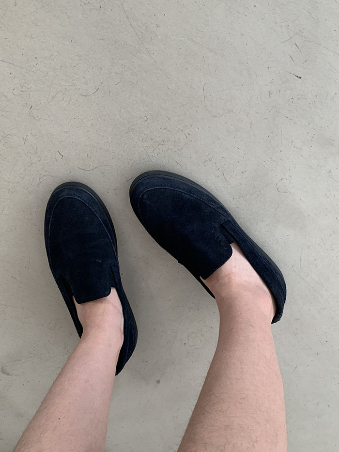 00's "PRADA" Velcro Slip-on Shoes