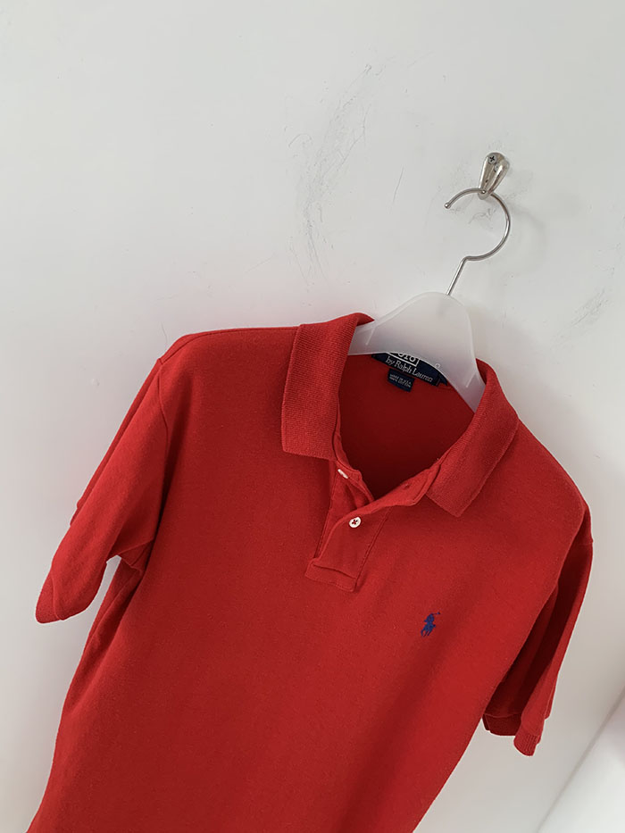 90's "Polo Ralph Lauren USA" Pique Shirt 복제 복제 복제 복제