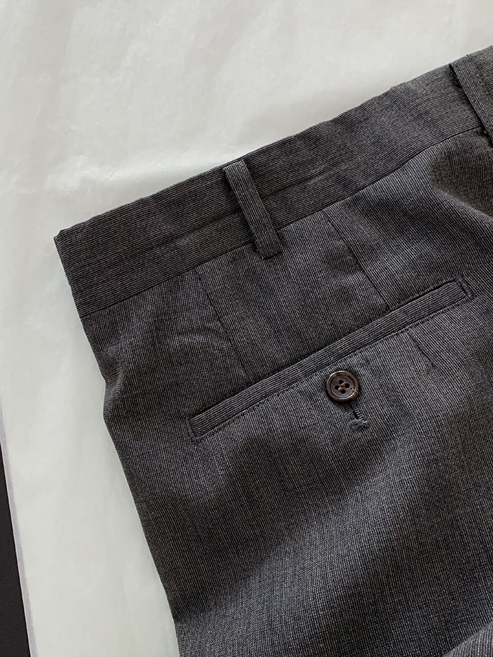 90's "Comme des Garcons Homme Plus" Banding wide turn-up Pants (season 1991) 복제