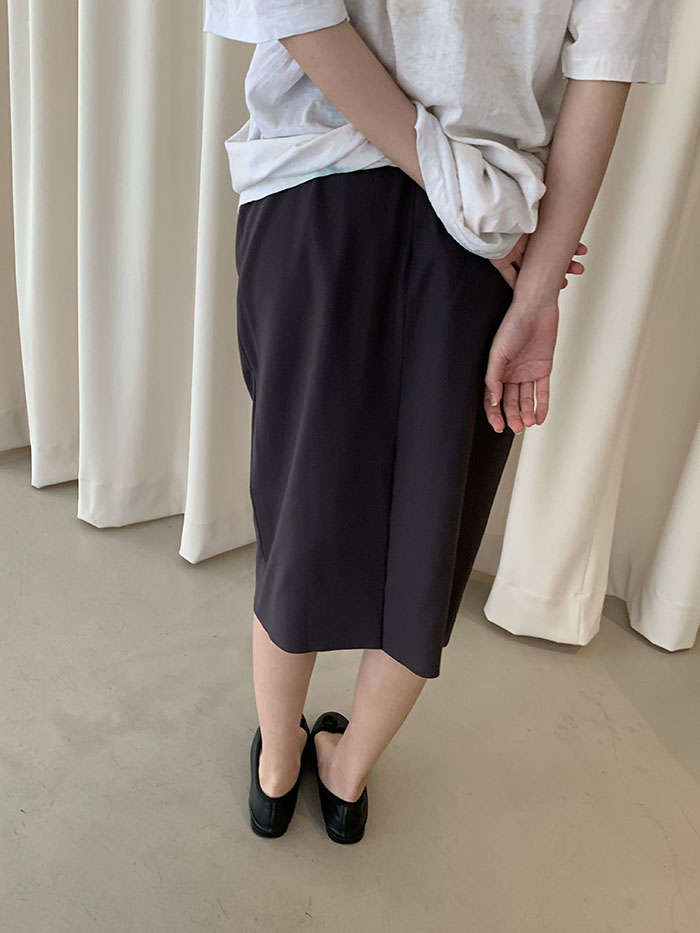 00's "Giorgio Armani" Black Skirt 복제 복제