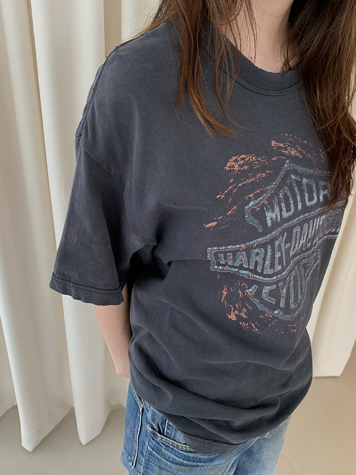 90's "Harley-Davidson" USA T-shirt