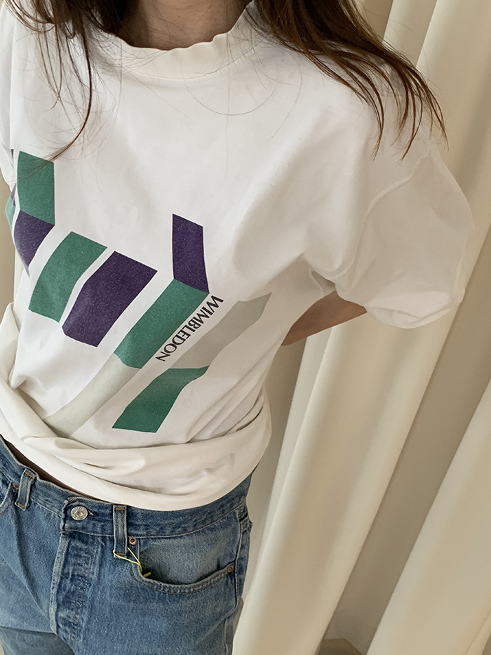 80's "Wimbledon" England T-shirt