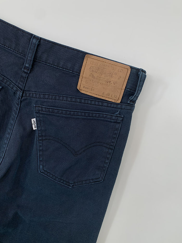 80's Levi's 606 - 0214 - size 24-25 (classic straight fit) 복제