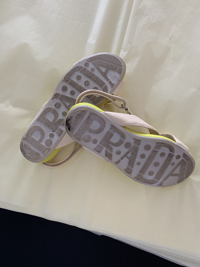 00s "Prada" Rubber Slides