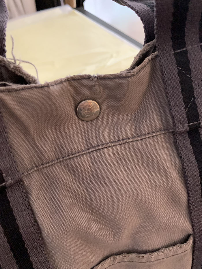Vintage "Hermes" Fourre Tout Bag (Distressed)