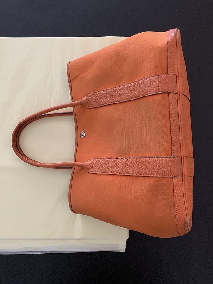 00's Vintage "Hermes" Garden Party Bag