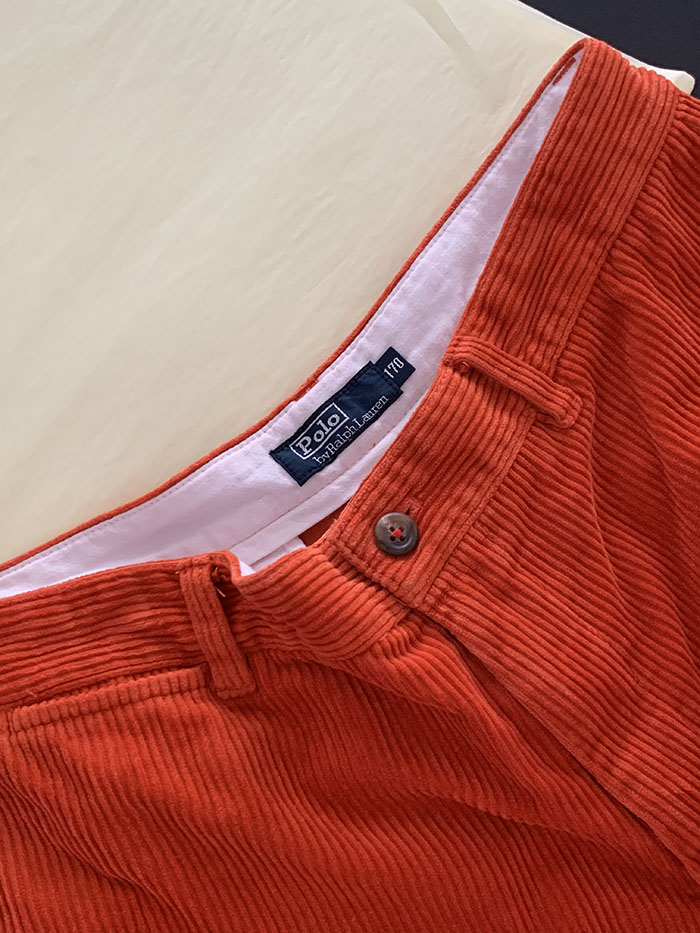 90's "Polo Ralph Lauren" corduroy pintuck Pants 복제