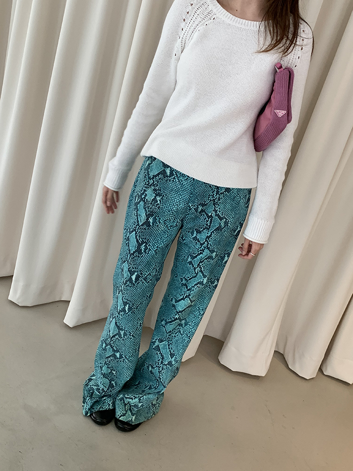 (Deadstock) 80's "GUCCI" cotton pintuck Pants 복제