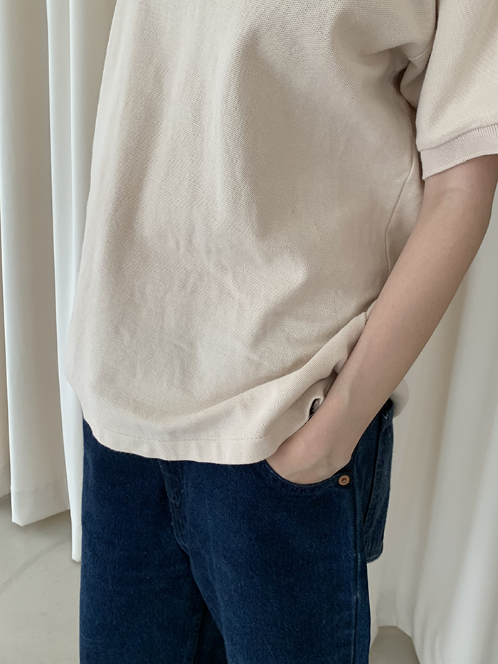 90's "Emporio Armani" cotton Pique Shirt