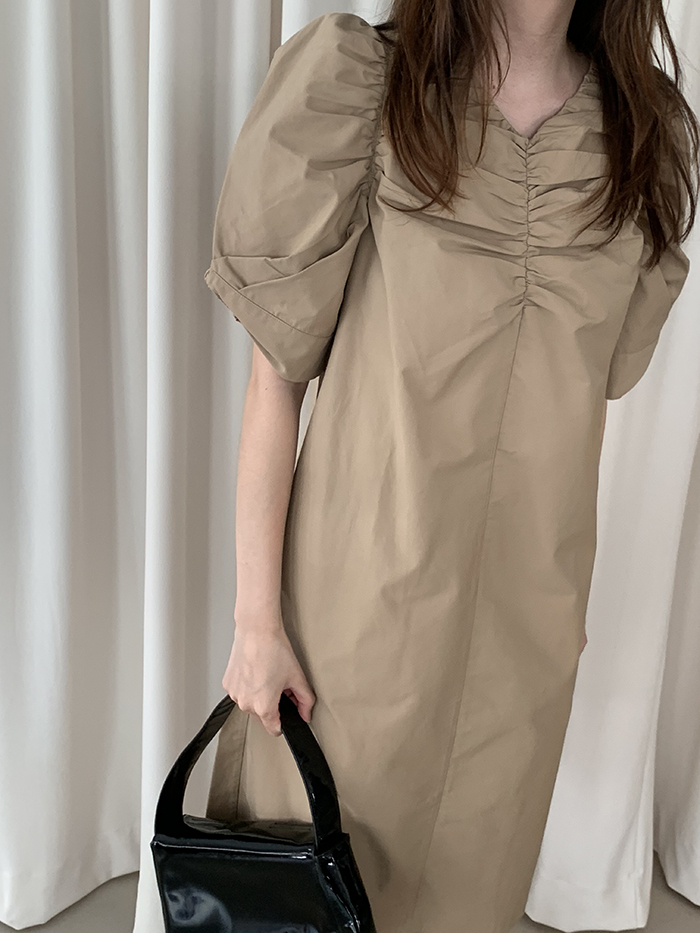 (new product) "Deveaux New York" cotton Dress