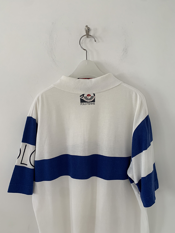 90's "Polo Sport Ralph Lauren" cotton Pique Knit (Rare Design) 복제