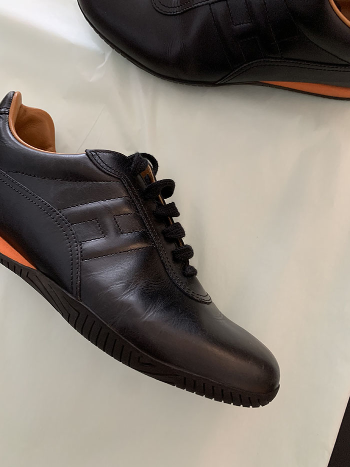 s "Hermes" Archive Leather Shoes (Rare color) 복제