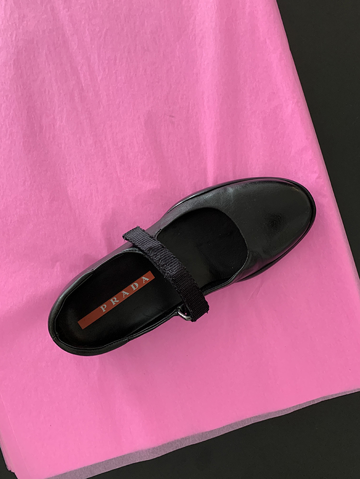 (Deadstock) 00's "PRADA" sandal shoes 복제