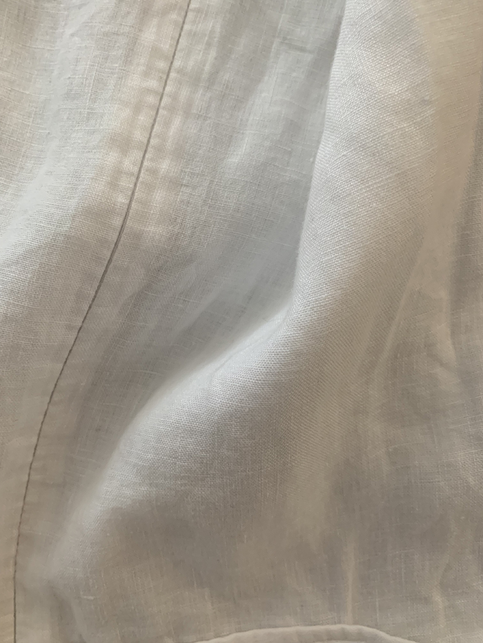 00's "Emporio Armani" linen white Dress