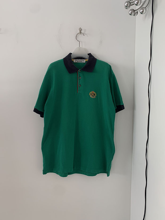 80's "Burberry" cotton T-Shirt 복제