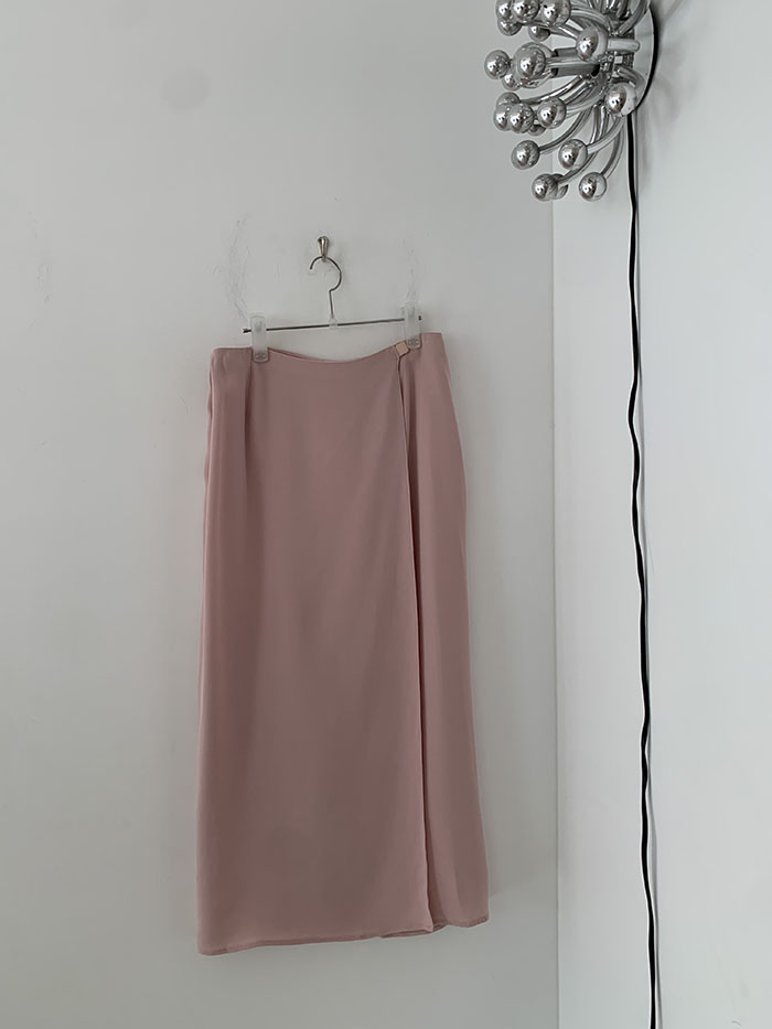 90's "Giorgio Armani" Linen Skirt 복제