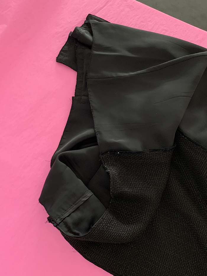 00's "Prada" cotton Button Skirt 복제