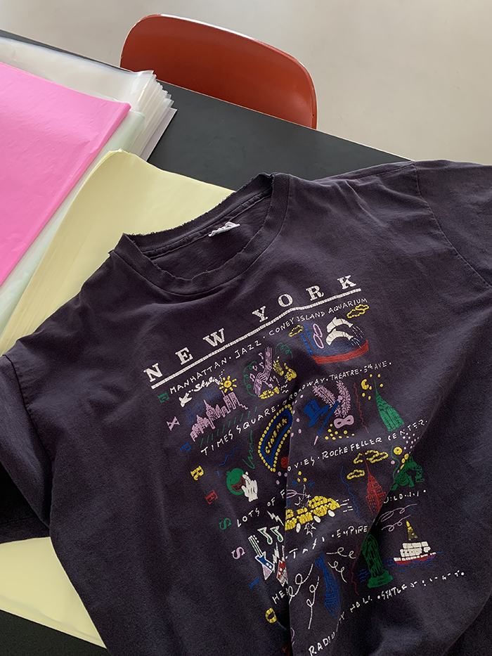 80's "NEW YORK" USA T-shirt