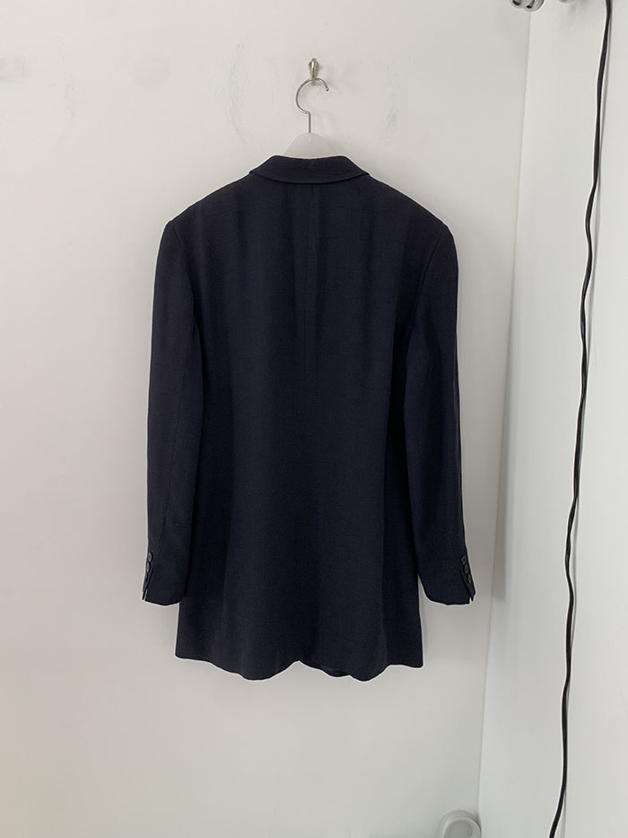 00's "Giorgio Armani" Three buttons Linen Jacket 복제
