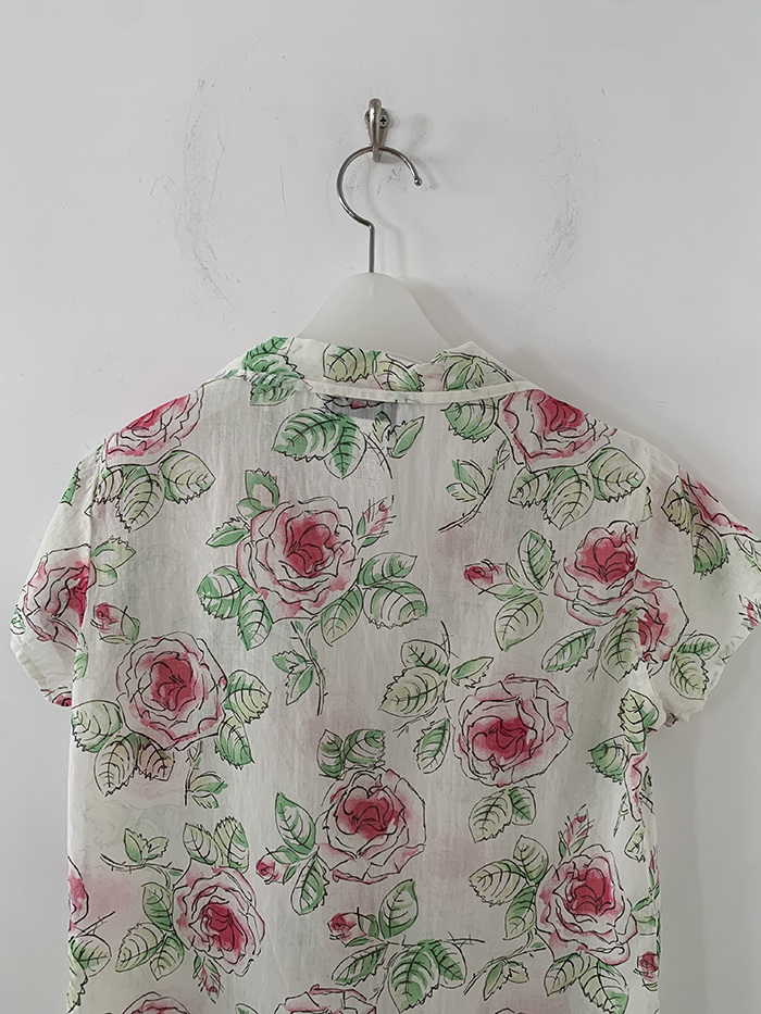 "Agnes B" Cotton T-shirt 복제