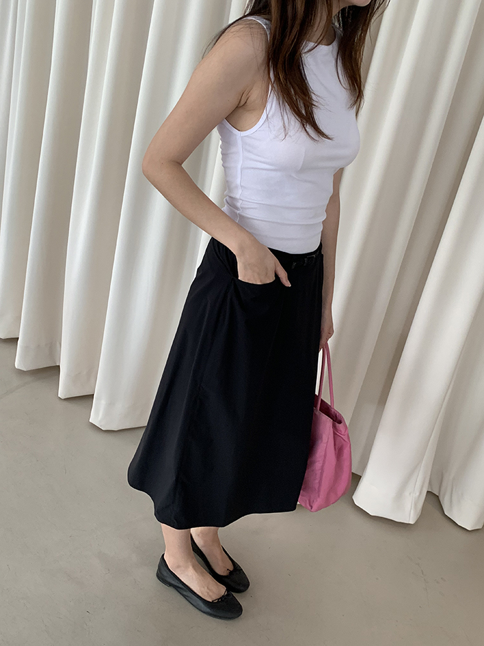 00's "PRADA Sports" nylon belt Skirt
