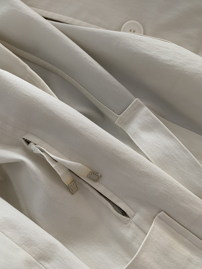 90's "JIL SANDER" silk Summer Jacket 복제 복제