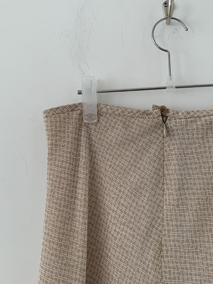 00's "Polo Ralph Lauren" striped button Skirt 복제