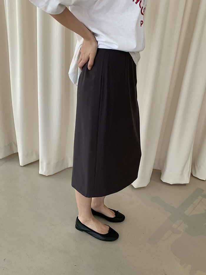 00's "Giorgio Armani" Black Skirt 복제 복제