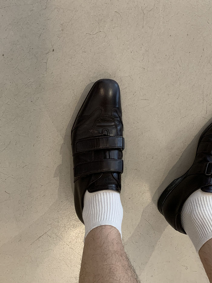 00's "PRADA" Leather Shoes 복제