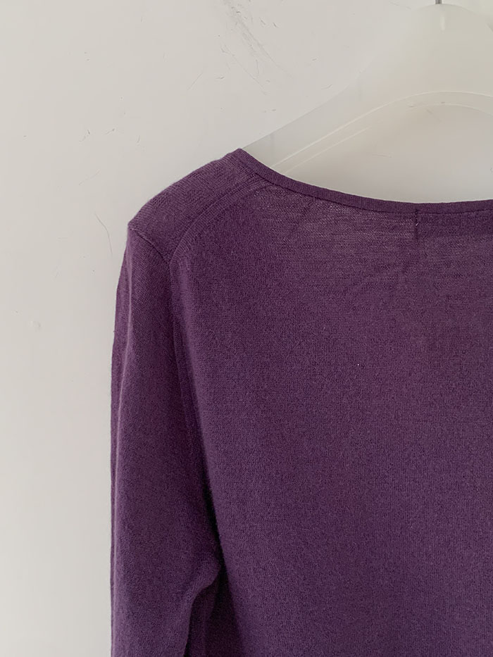 90's "Margaret Howell" wool pique Knit 판완 복제