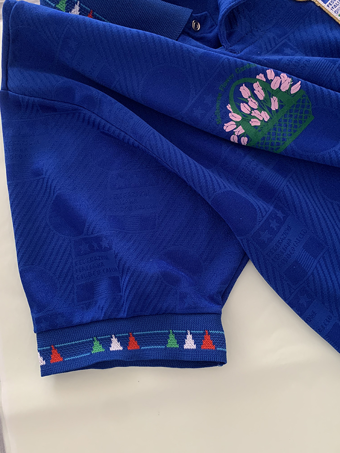 (Deadstock) 70's "Vintae ADIDAS France" Jersey Top by ‘Melbourne Flower Gaarden Show’ 복제