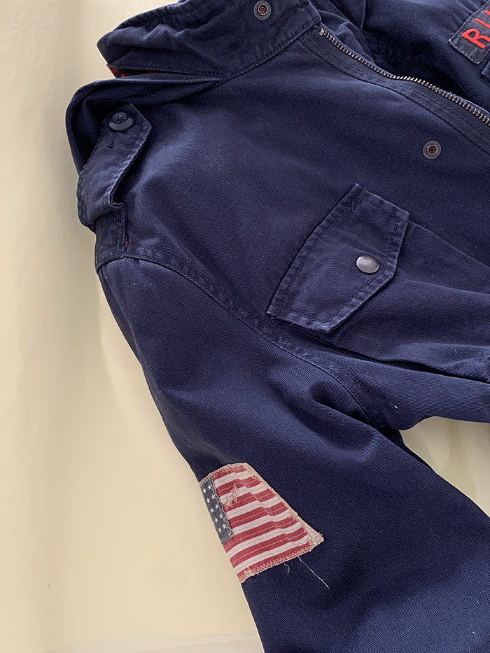 00's "Polo Ralph Lauren" cotton x linen Military Coat 복제