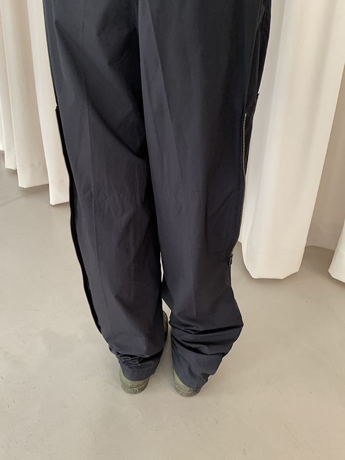 80's "ISSEY MIYAKE" side zip wide Pants (Archive)