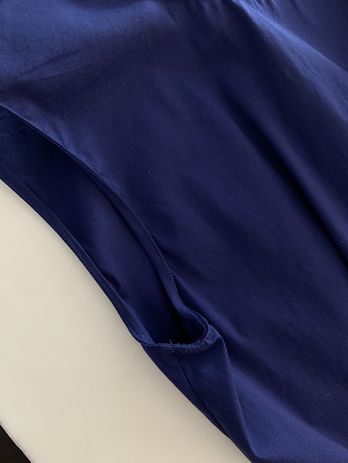 00's "PRADA" rayon x nylon crop Top 복제