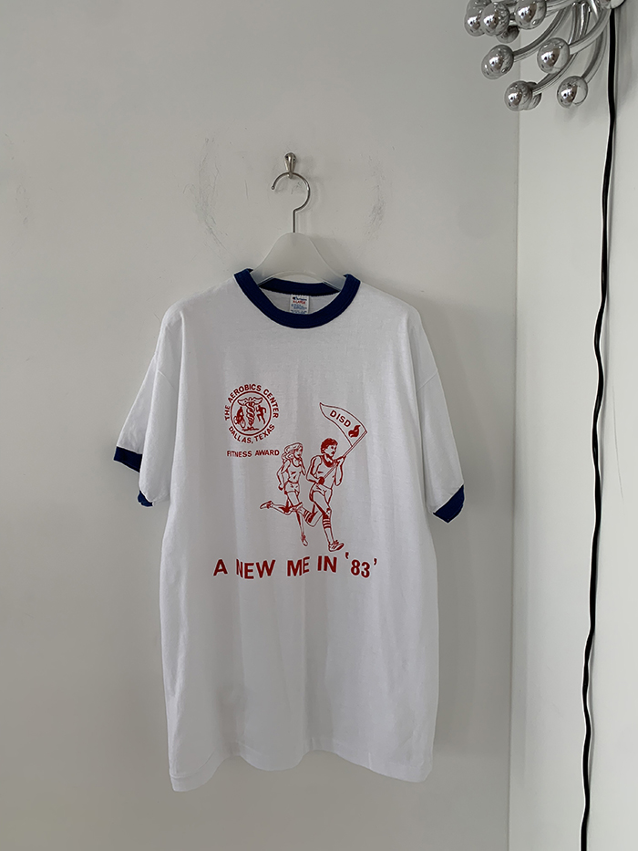 (Deadstock) 80's "Champion" USA Ringer T-shirt