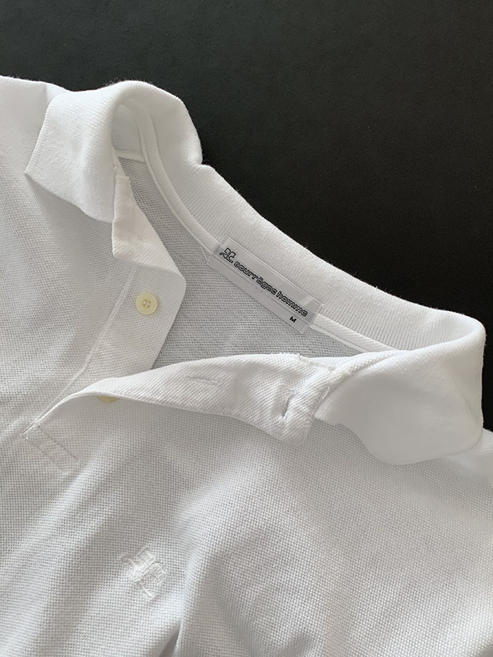 90's "Courreges" cotton Pique Knit 복제