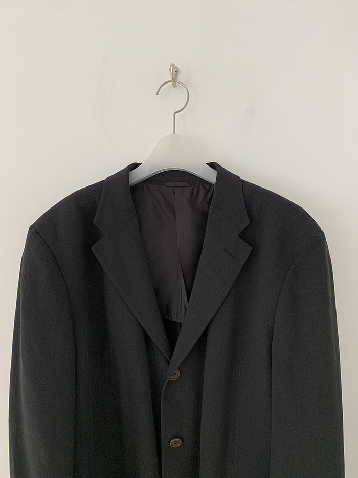 90's "Giorgio Armani" Three buttons wool Jacket 복제