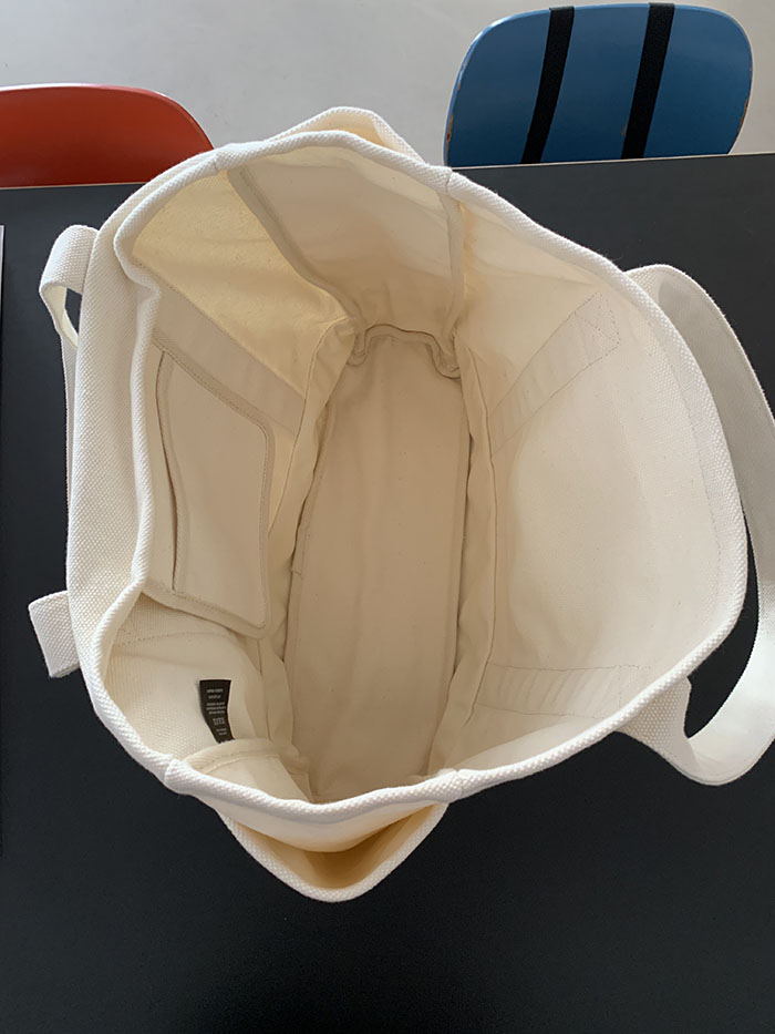 Stussy x CDG Canvas Tote Natural