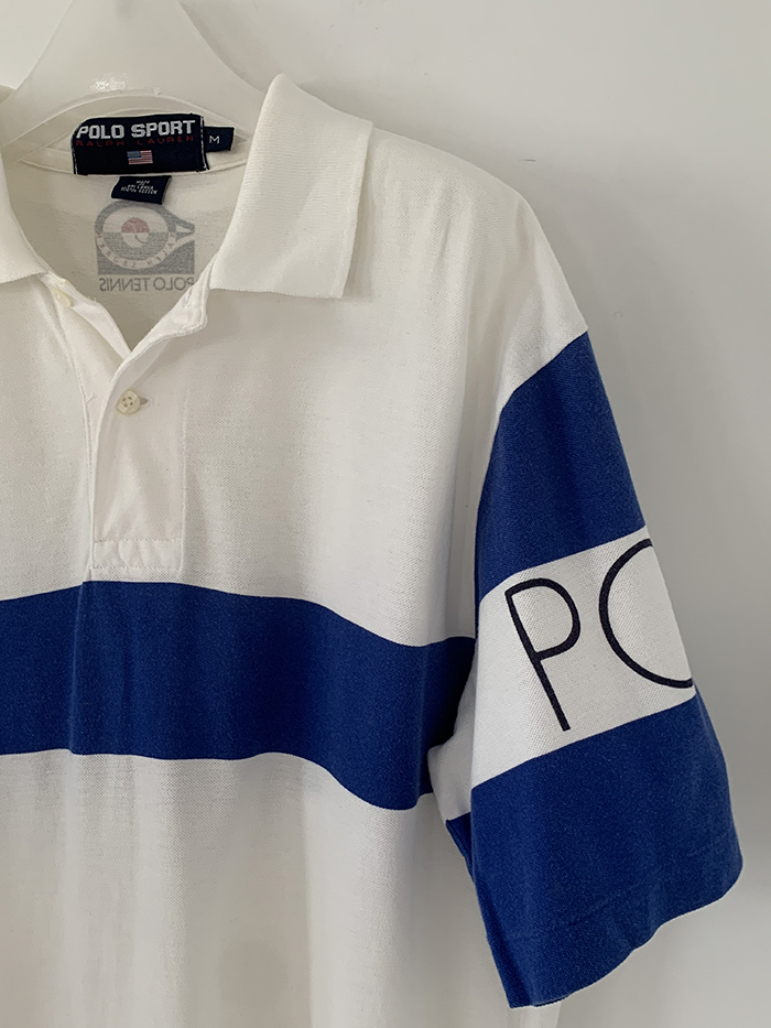 90's "Polo Sport Ralph Lauren" cotton Pique Knit (Rare Design) 복제