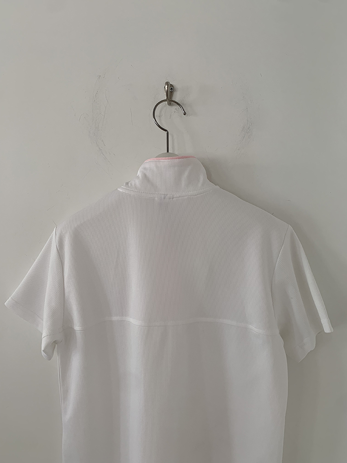 90's "Courreges" Cotton zip-up Top 복제
