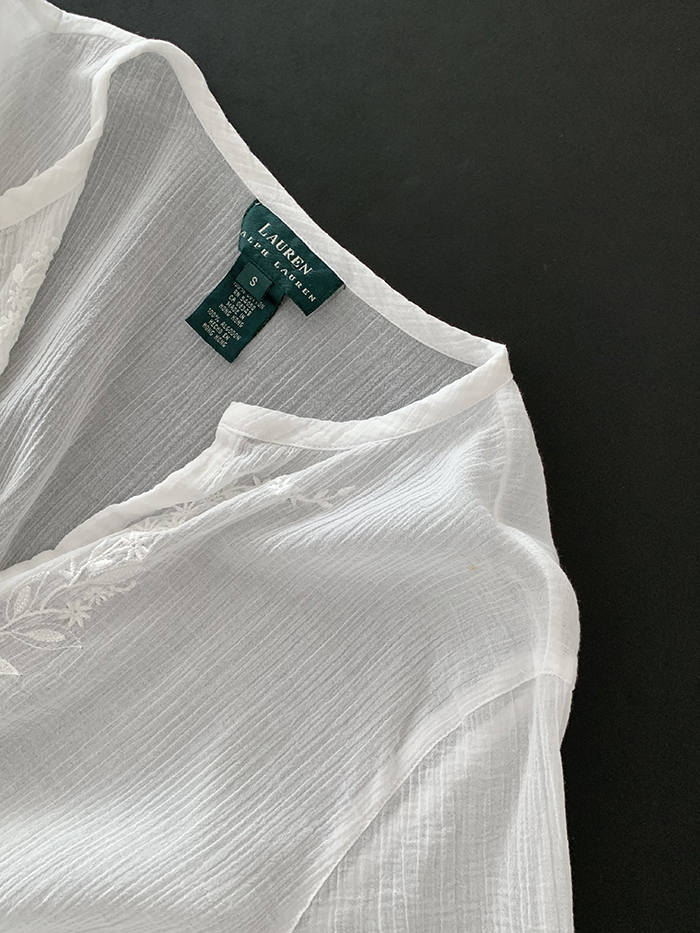 "Polo Ralph Lauren" embroidered blouse Top 복제