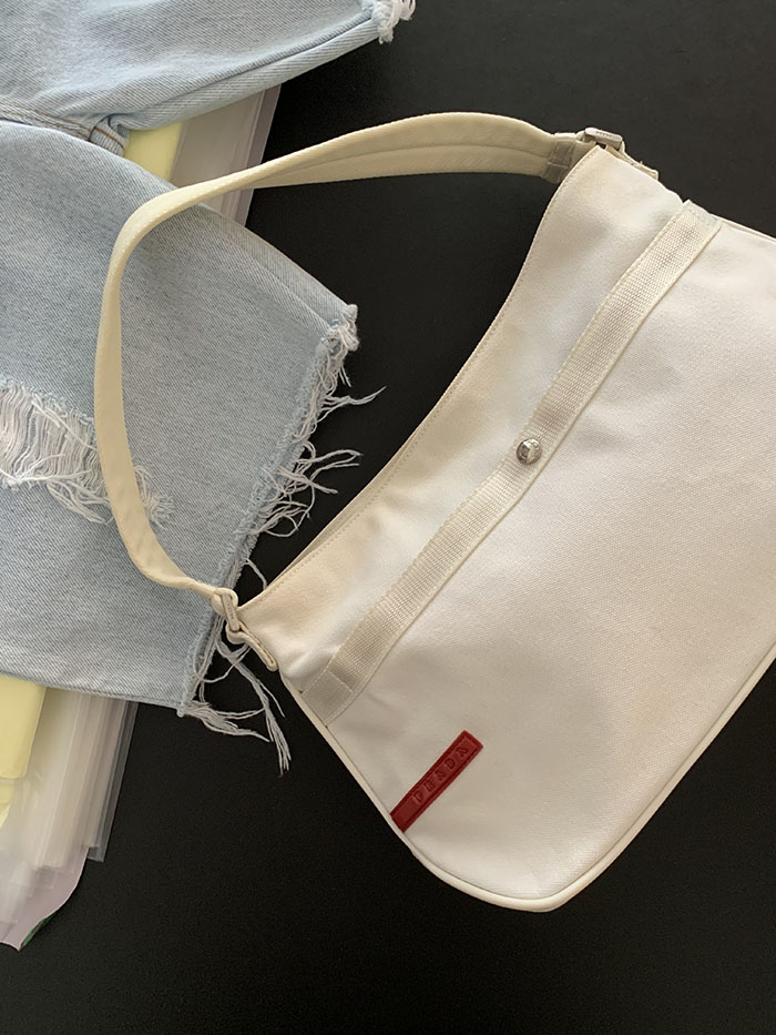 (Deadstock) 00's "PRADA" Canvas tote Bag 복제