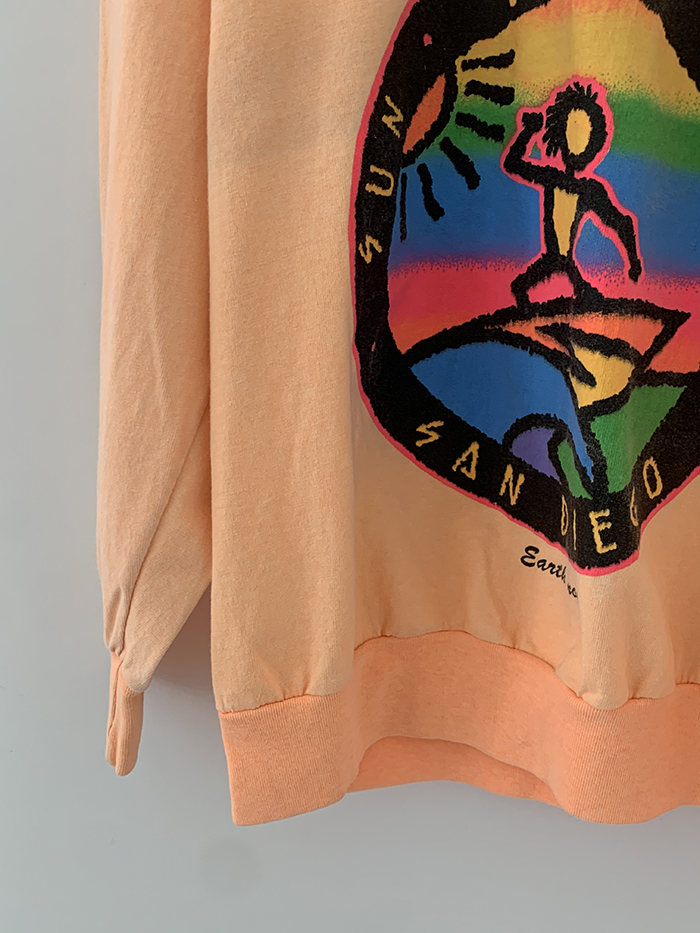90's "Chaps by Ralph Lauren" half zip up Sweatshirt 복제