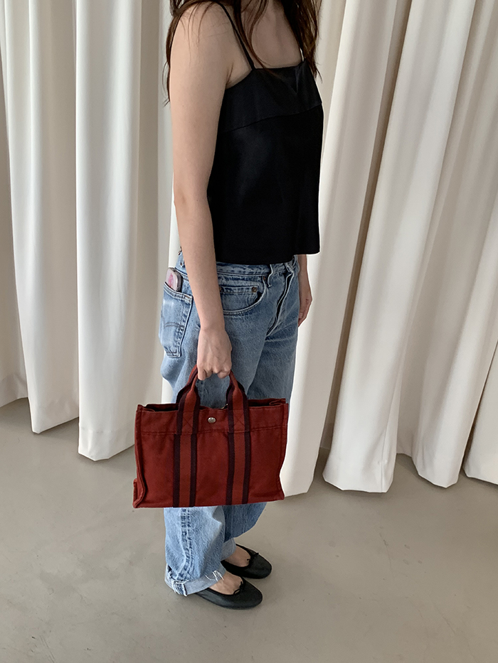 Vintage "Hermes" Fourre Tout Bag (Distressed) 복제 복제